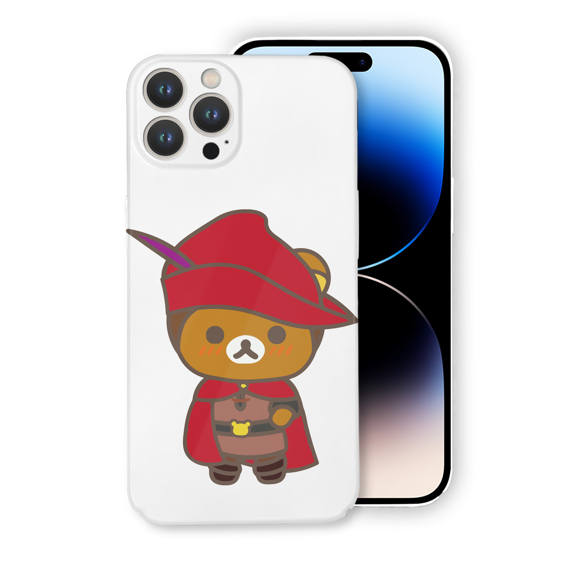 （画像用） リラックマ リラックマ キイロイトリ Rilakkuma Korilakkuma Kiiroitori 【iPhone 14シリーズ対応】ハードケース